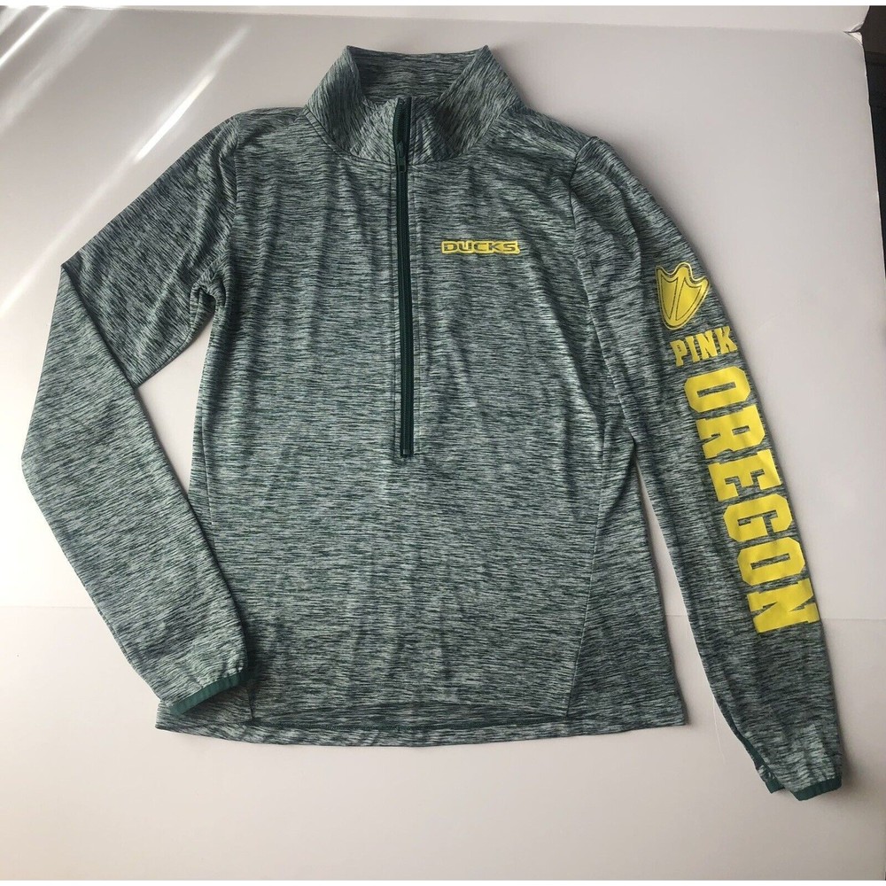 VICTORIAS SECRET PINK MARLED OREGON "DUCKS" TRACK JACKET Medium